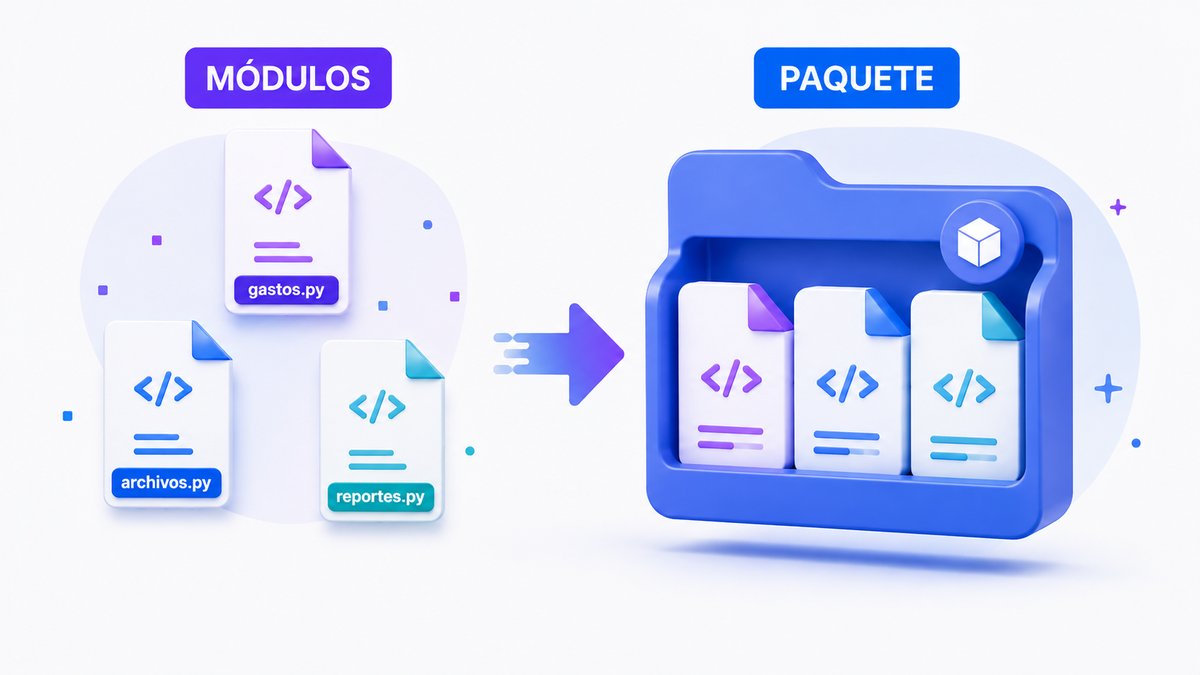 Varios módulos de Python agrupados dentro de un paquete