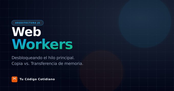 Web Workers: multihilo real en el navegador, transferencia de memoria y el hilo principal