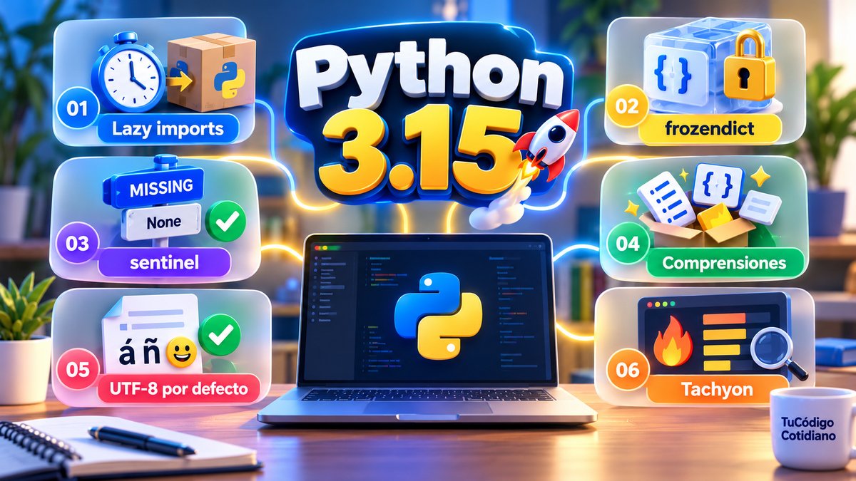 Python 3.15 desde cero: instalación, seis novedades y pruebas reales