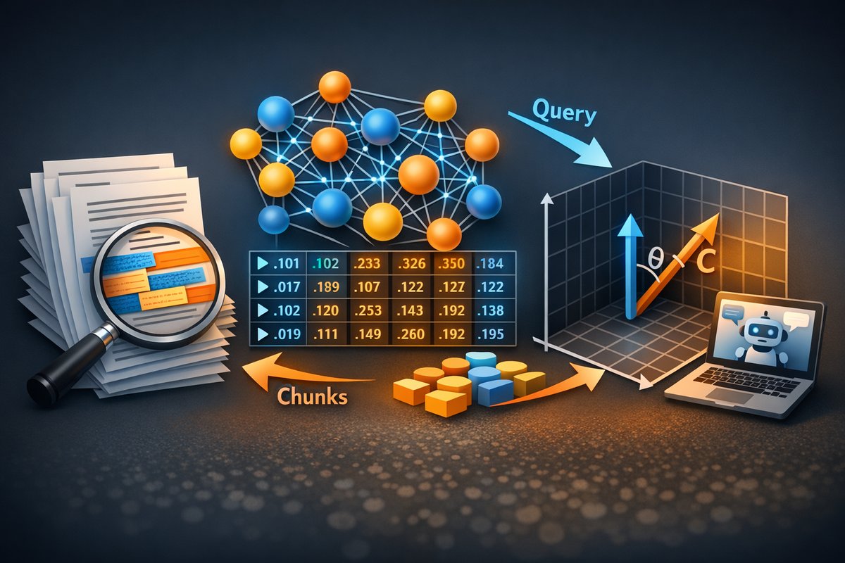 RAG sin frameworks: troceo + embeddings + coseno en 1 archivo